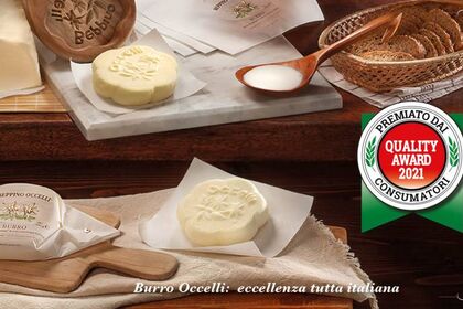 Beppino Occelli’s Butter Awarded by Italian Consumer with Quality Award 2021